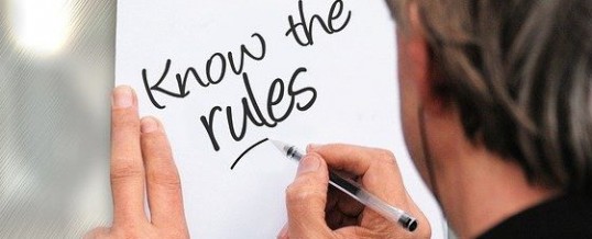 Know the rules written on a paper